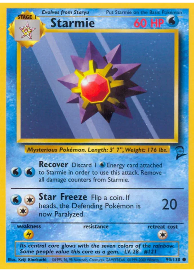 starmie-common-base-set-2-94-130-pokemon-karti.webp Starmie - Common - Base Set 2 - 94/130 - Pokemon Kartı - Görsel 1