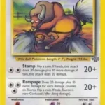 Tauros - Uncommon - Jungle - 47/64 - Pokemon Kartı