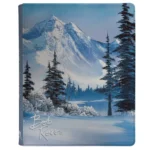 Ultra Pro Bob Ross Winter Paradise Path 9 Pocket Zippered PRO-BINDER Limited Edition