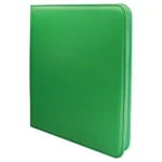 Ultra Pro Vivid 12 Cepli Fermuarlı Yeşil Pro-Binder - 480 Kart Kapasiteli Kart Saklama Albümü
