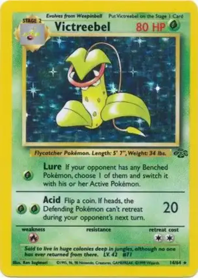 victreebel-holo-rare-jungle-14-64-pokemon-karti.webp Victreebel - Holo Rare - Jungle - 14/64 - Pokemon Kartı - Görsel 1