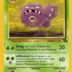 Weezing - Uncommon - Fossil - 45/62 - Pokemon Kartı