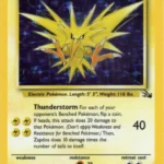 Zapdos - Holo Rare - Fossil - 15/62 - Pokemon Kartı