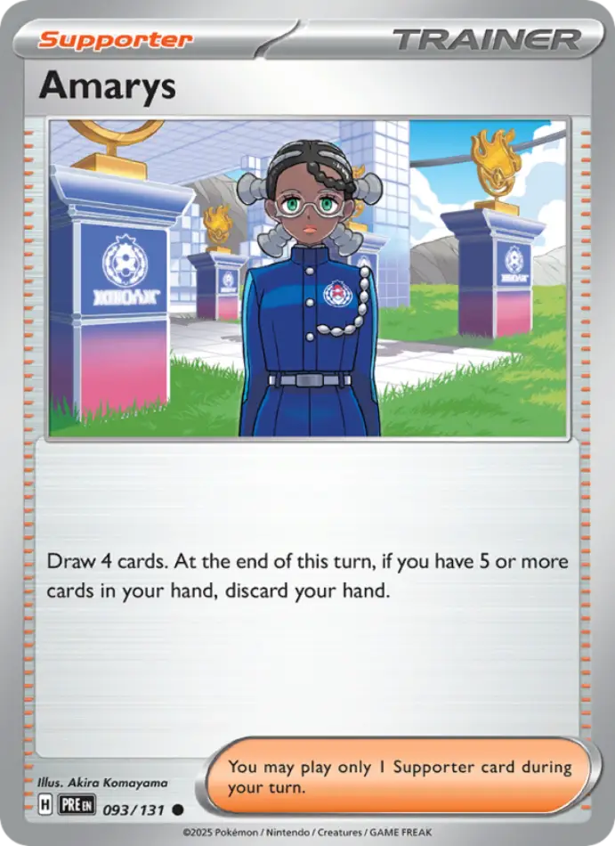 amarys-common-prismatic-evolutions-093-131-trainer-karti.webp Amarys - Reverse Holo Common - Prismatic Evolutions - 093/131 - Trainer Kartı - Görsel 1