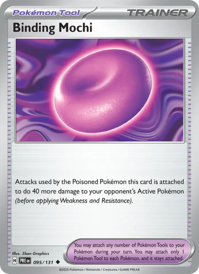binding-mochi-uncommon-prismatic-evolutions-095-131-trainer-karti.webp Binding Mochi - Reverse Holo Uncommon - Prismatic Evolutions - 095/131 - Trainer Kartı - Görsel 1