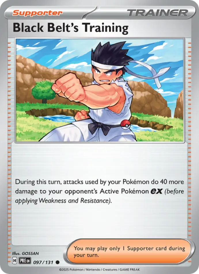 black-belt-s-training-common-prismatic-evolutions-097-131-trainer-karti.webp Black Belt's Training - Master Ball Reverse Holo Common - Prismatic Evolutions - 097/131 - Trainer Kartı - Görsel 1