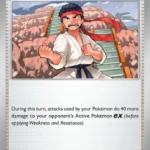 Black Belt's Training - Reverse Holo Common - Prismatic Evolutions - 098/131 - Trainer Kartı