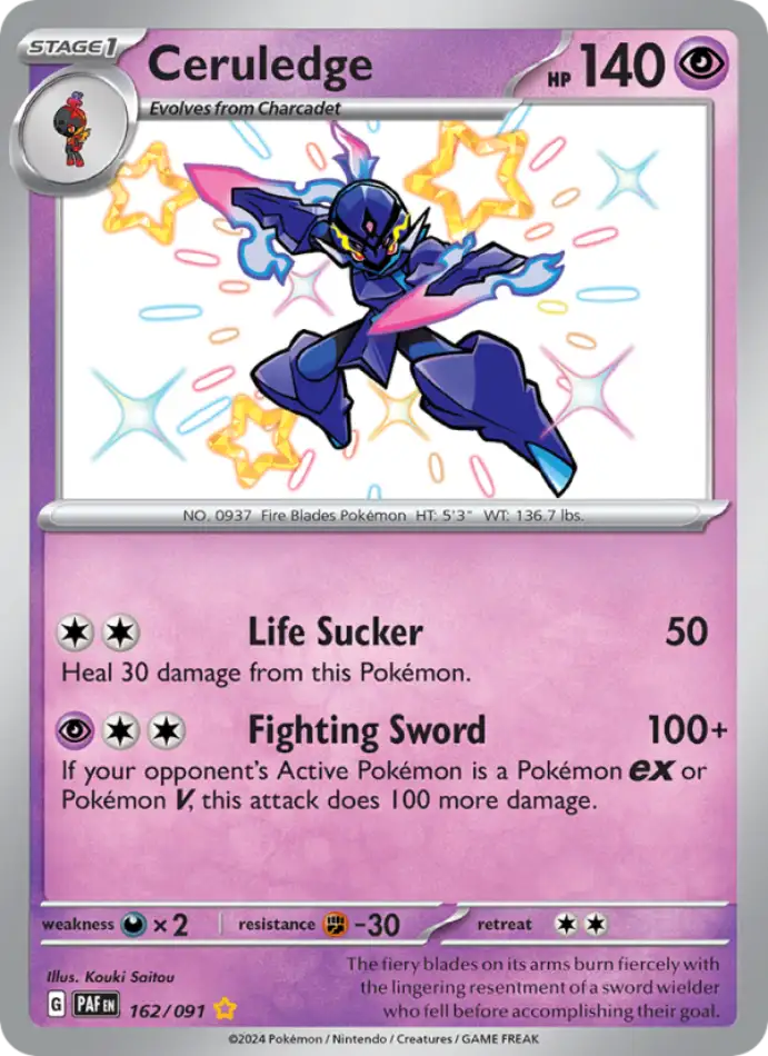 ceruledge-paldean-fates-162-91-pokemon-karti.webp Ceruledge - Shiny Rare - Paldean Fates - 162/91 - Pokemon Kartı - Görsel 1
