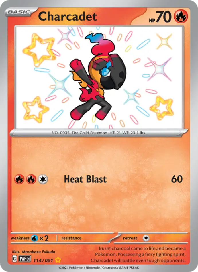 charcadet-paldean-fates-114-91-pokemon-karti.webp Charcadet - Shiny Rare - Paldean Fates - 114/91 - Pokemon Kartı - Görsel 1