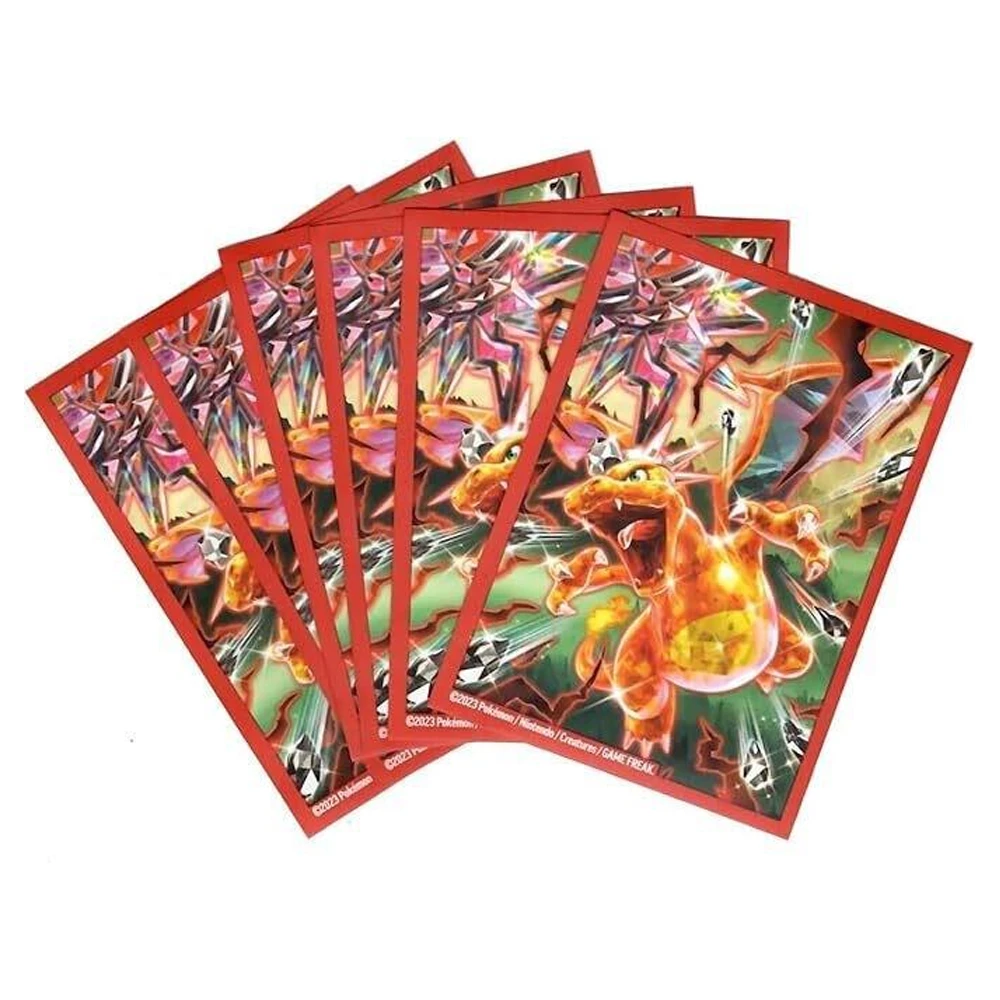 charizard-ex-premium-pokemon-card-sleeve-65-adet Tera Charizard Pokemon Card Sleeve - 65 Adet - Görsel 1