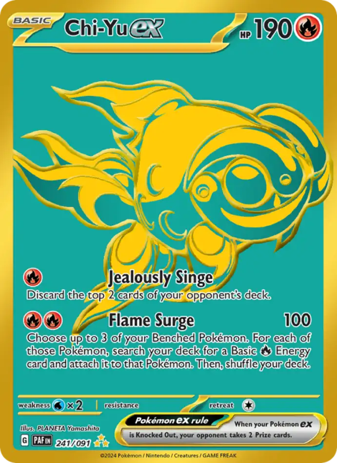 chi-yu-ex-hyper-rare-paldean-fates-241-91-pokemon-karti.webp Chi-Yu ex - Hyper Rare - Paldean Fates - 241/91 - Pokemon Kartı - Görsel 1