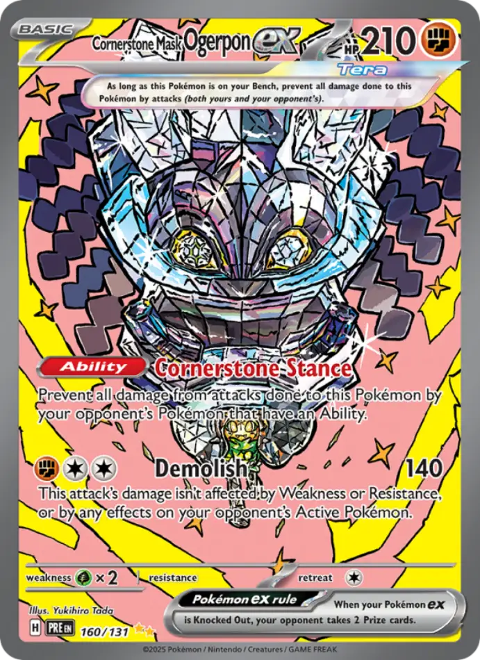 cornerstone-mask-ogerpon-ex-special-illustration-rare-prismatic-evolutions-160-131-pokemon-karti.webp Cornerstone Mask Ogerpon ex - Special Illustration Rare - Prismatic Evolutions - 160/131 - Pokemon Kartı - Görsel 1