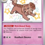 Dachsbun - Shiny Rare - Paldean Fates - 161/91 - Pokemon Kartı