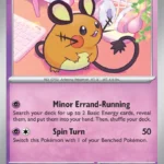 Dedenne - Reverse Holo Common - Paldean Fates - 036/91 - Pokemon Kartı