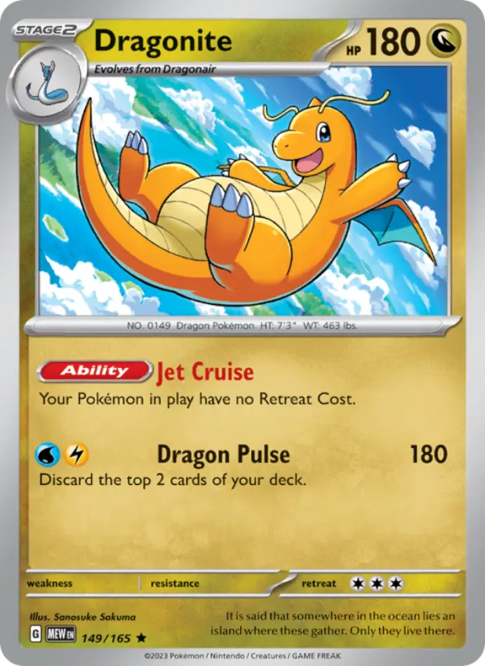 dragonite-holo-rare-151-149-165-pokemon-karti.webp Dragonite - Reverse Holo Rare - 151 - 149/165 - Pokemon Kartı - Görsel 1