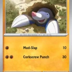 Drilbur - Poke Ball Reverse Holo Common - Black Bolt - 045/86 - Pokemon Kartı