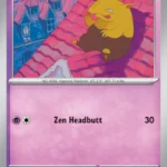 Drowzee - Reverse Holo Common - 151 - 096/165 - Pokemon Kartı