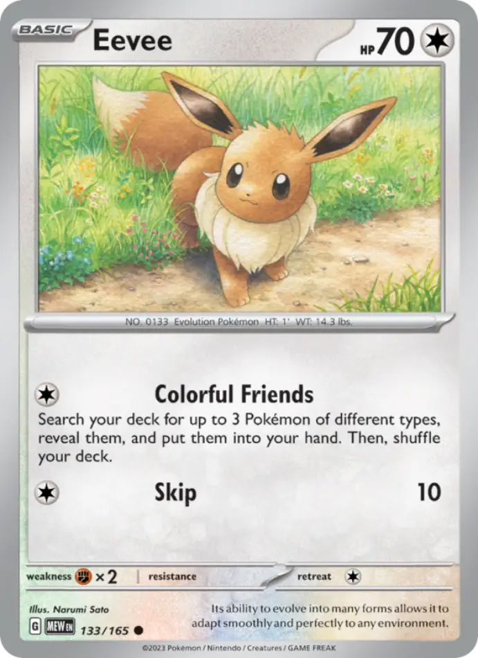 eevee-common-151-133-165-pokemon-karti.webp Eevee - Common - 151 - 133/165 - Pokemon Kartı - Görsel 1