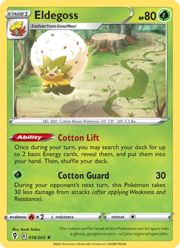 eldegoss-holo-rare-evolving-skies-016-203-pokemon-karti.webp Eldegoss - Reverse Holo Rare - Evolving Skies - 016/203 - Pokemon Kartı - Görsel 1