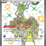 Espathra ex - Shiny Ultra Rare - Paldean Fates - 214/91 - Pokemon Kartı