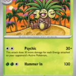 Exeggutor - Reverse Holo Uncommon - 151 - 103/165 - Pokemon Kartı