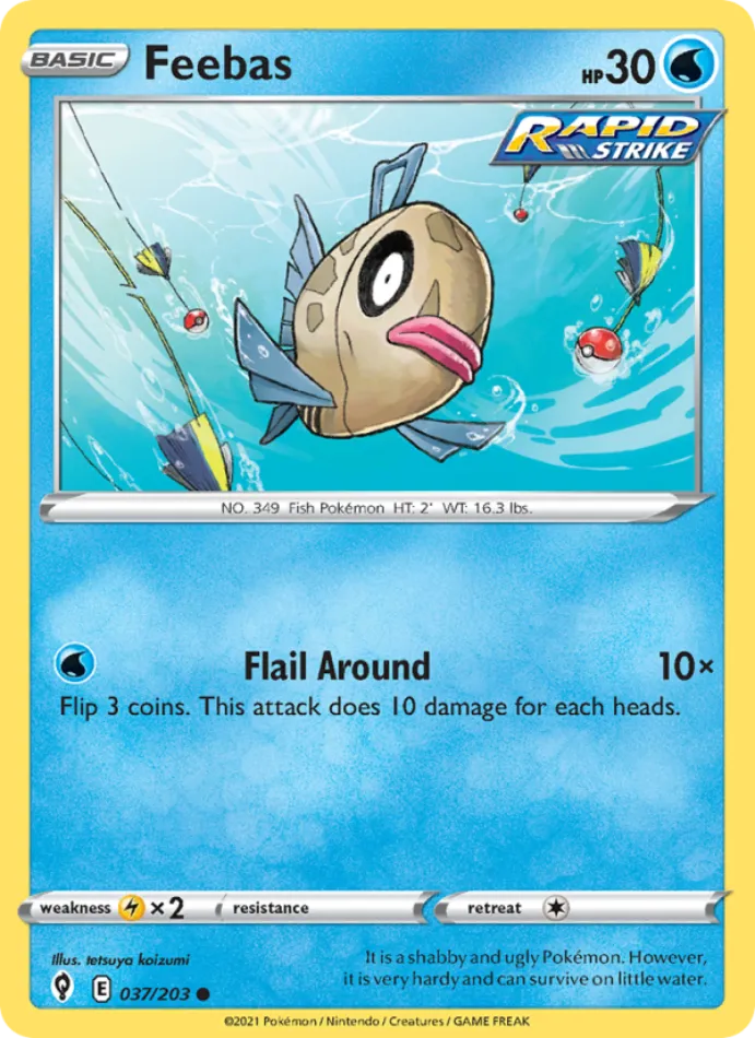 feebas-common-evolving-skies-037-203-pokemon-karti.webp Feebas - Reverse Holo Common - Evolving Skies - 037/203 - Pokemon Kartı - Görsel 1