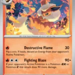 Flareon - Holo Rare - 151 - 136/165 - Pokemon Kartı