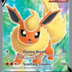 Flareon V - Ultra Rare - Evolving Skies - 169/203 - Pokemon Kartı