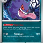 Gengar - Reverse Holo Uncommon - Paldean Fates - 057/91 - Pokemon Kartı