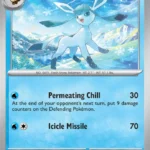 Glaceon - Reverse Holo Rare - Prismatic Evolutions - 025/131 - Pokemon Kartı