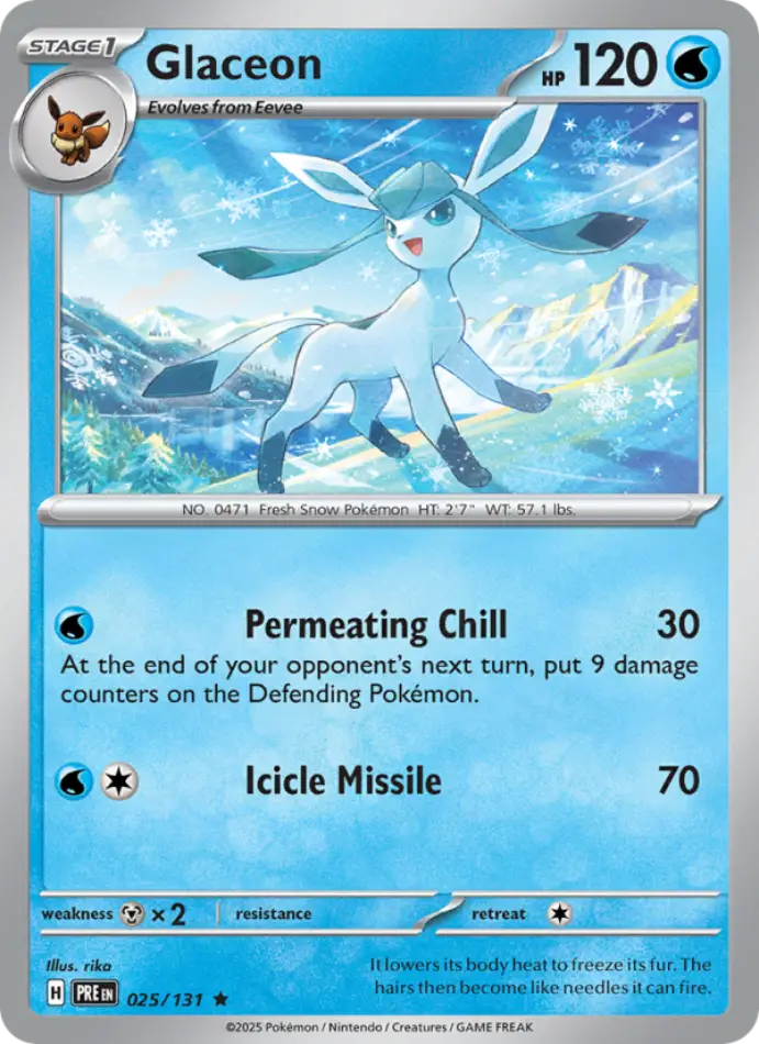 glaceon-holo-rare-prismatic-evolutions-025-131-pokemon-karti.webp Glaceon - Holo Rare - Prismatic Evolutions - 025/131 - Pokemon Kartı - Görsel 1