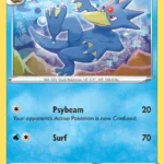 Golduck - Reverse Holo Uncommon - Evolving Skies - 025/203 - Pokemon Kartı