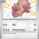 Greedent - Shiny Rare - Paldean Fates - 206/91 - Pokemon Kartı