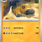 Hippowdon - Master Ball Reverse Holo Common - Prismatic Evolutions - 053/131 - Pokemon Kartı