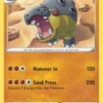 Hippowdon - Reverse Holo Uncommon - Evolving Skies - 085/203 - Pokemon Kartı