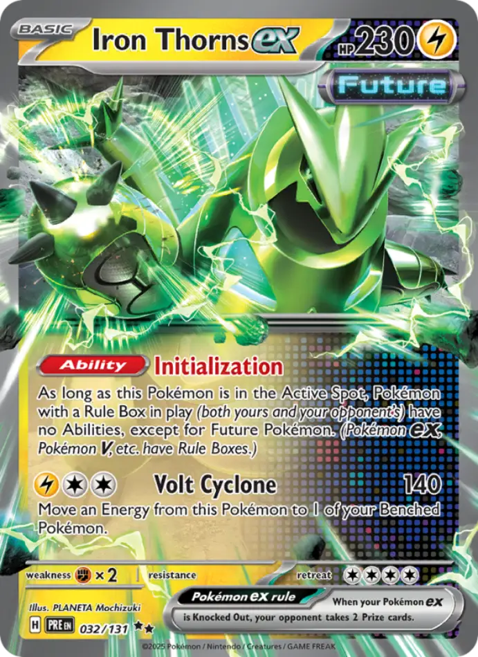 iron-thorns-ex-double-rare-prismatic-evolutions-032-131-pokemon-karti.webp Iron Thorns ex - Double Rare - Prismatic Evolutions - 032/131 - Pokemon Kartı - Görsel 1