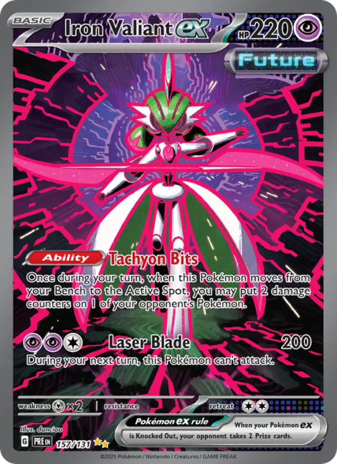 iron-valiant-ex-special-illustration-rare-prismatic-evolutions-157-131-pokemon-karti.webp Iron Valiant ex - Special Illustration Rare - Prismatic Evolutions - 157/131 - Pokemon Kartı - Görsel 1