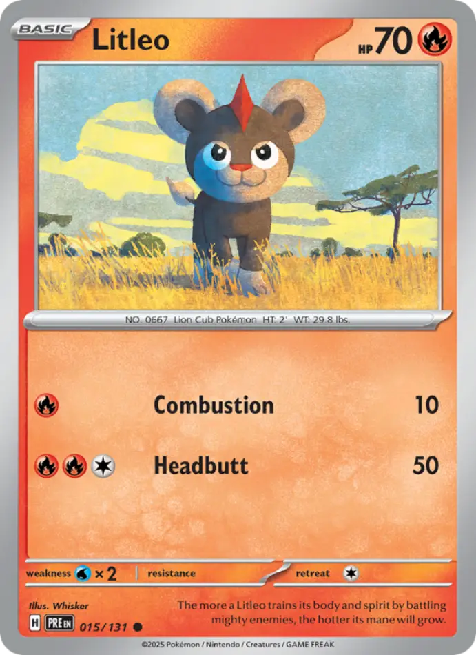 litleo-common-prismatic-evolutions-015-131-pokemon-karti.webp Litleo - Reverse Holo Common - Prismatic Evolutions - 015/131 - Pokemon Kartı - Görsel 1