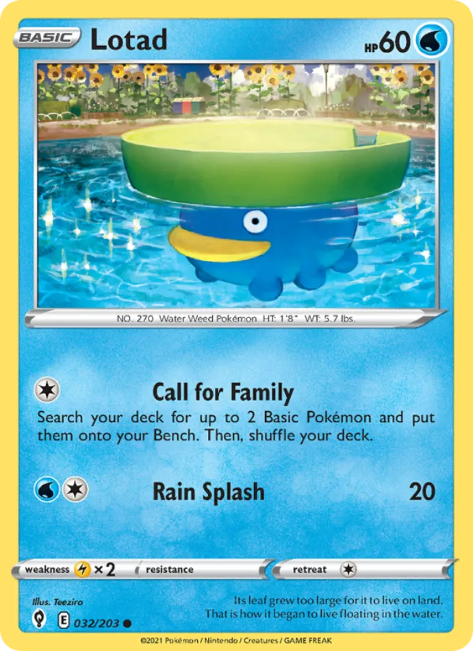 lotad-common-evolving-skies-032-203-pokemon-karti.webp Lotad - Reverse Holo Common - Evolving Skies - 032/203 - Pokemon Kartı - Görsel 1