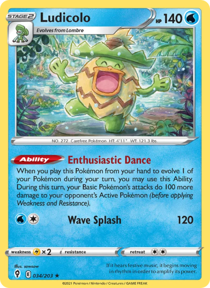ludicolo-holo-rare-evolving-skies-034-203-pokemon-karti.webp Ludicolo - Reverse Holo Rare - Evolving Skies - 034/203 - Pokemon Kartı - Görsel 1