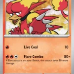 Magmar - Reverse Holo Common - 151 - 126/165 - Pokemon Kartı