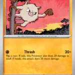 Mankey - Reverse Holo Common - 151 - 056/165 - Pokemon Kartı