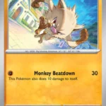 Mankey - Common - Paldean Fates - 045/91 - Pokemon Kartı