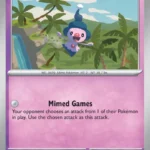 Mime Jr. - Common - Paldean Fates - 031/91 - Pokemon Kartı