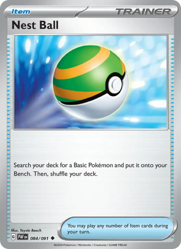 nest-ball-uncommon-paldean-fates-084-91-trainer-karti.webp Nest Ball - Uncommon - Paldean Fates - 084/91 - Trainer Kartı - Görsel 1