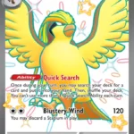 Pidgeot ex - Shiny Ultra Rare - Paldean Fates - 221/91 - Pokemon Kartı