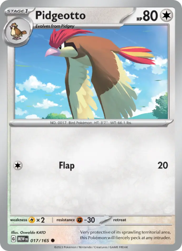 pidgeotto-common-151-017-165-pokemon-karti.webp Pidgeotto - Reverse Holo Common - 151 - 017/165 - Pokemon Kartı - Görsel 1