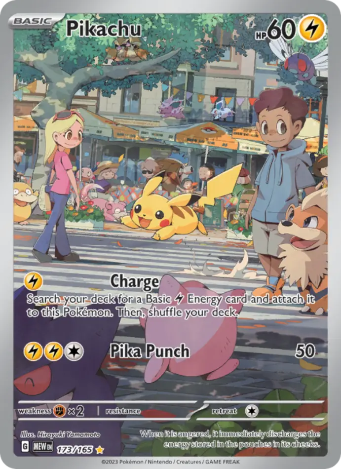 pikachu-illustration-rare-151-173-165-pokemon-karti.webp Pikachu - Illustration Rare - 151 - 173/165 - Pokemon Kartı - Görsel 1