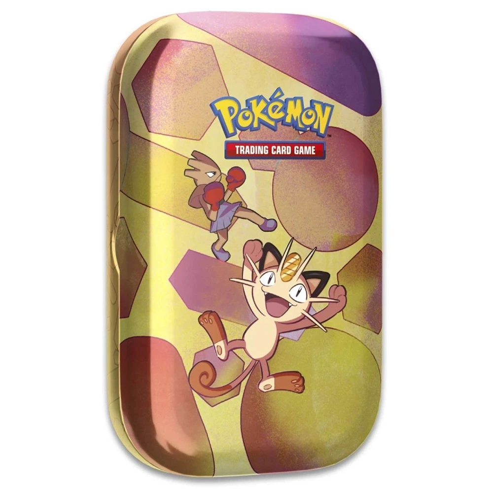 pokemon-tcg151-mini-tin-meowth-hitmonchan Pokémon TCG: 151 Mini Tin (Meowth & Hitmonchan) - Görsel 1