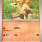 Ponyta - Reverse Holo Common - 151 - 077/165 - Pokemon Kartı